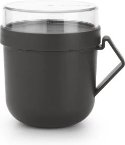 Brabantia Make & Take Soepbeker - 0,6 L - Kunststof - Dark Grey