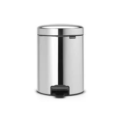 Brabantia Pedaalemmer NewIcon 5 Liter Brilliant Steel