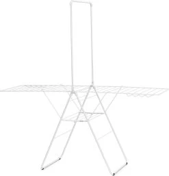 Brabantia HangOn Droogrek Inklapbaar - 25 Meter - Met Stang - White