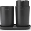 Brabantia ReNew Badkameraccessoires Set - 3-delig - Dark Grey