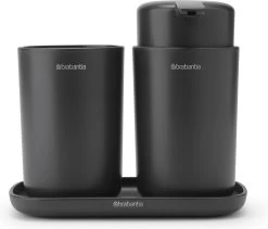 Brabantia ReNew Badkameraccessoires Set - 3-delig - Dark Grey