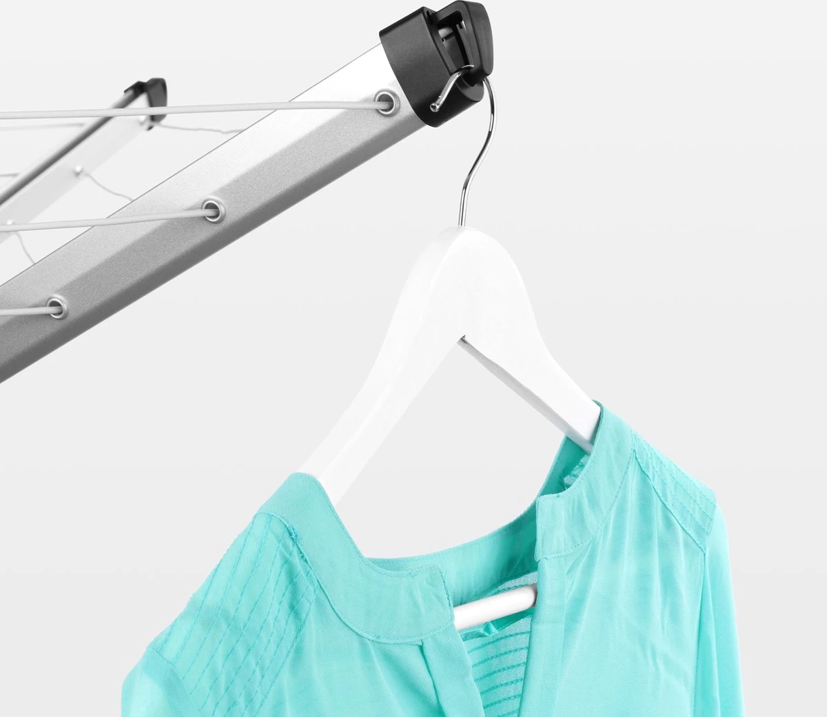 Brabantia WallFix Wanddroger - Met Beschermhoes - 24 M - Metallic Grey - Afbeelding 3