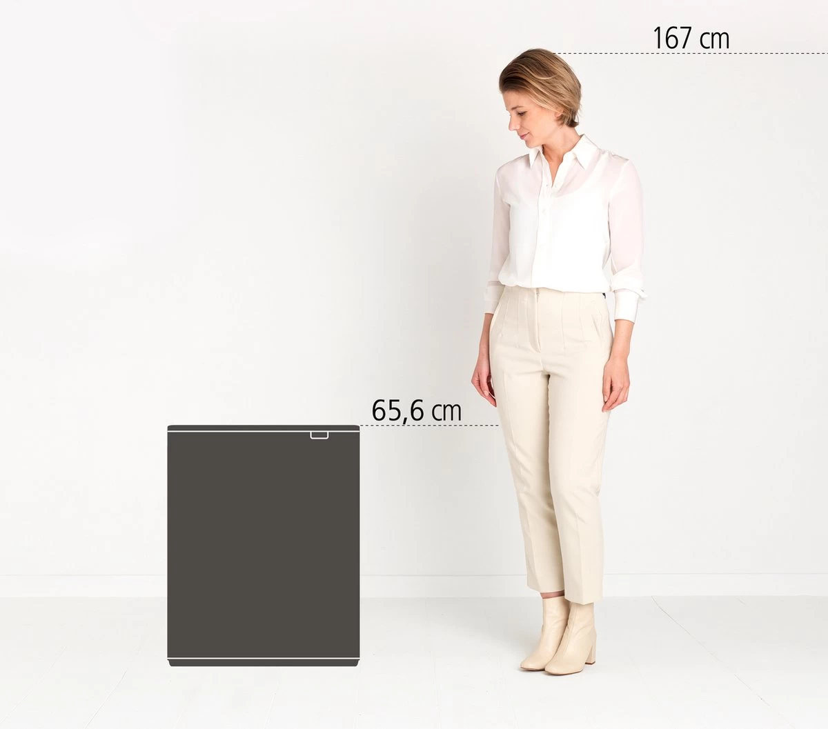 Brabantia Bo Touch Bin Prullenbak - 2 X 30 L - Mineral Infinite Grey - Afbeelding 3