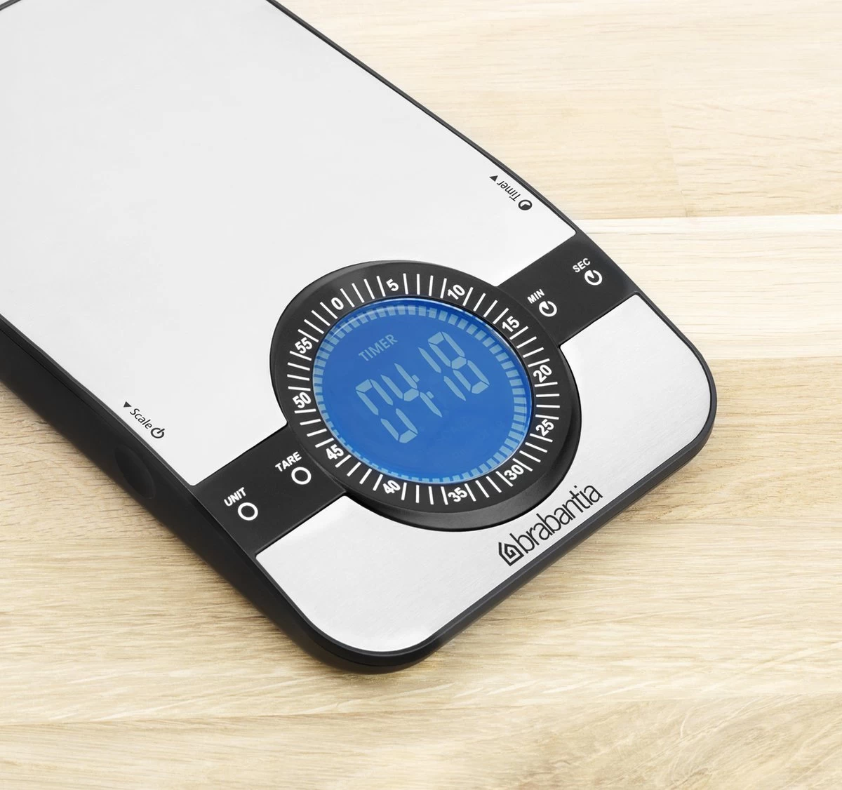 Brabantia Profile Keukenweegschaal - Rechthoekig - Met Kookwekker - RVS - Afbeelding 17