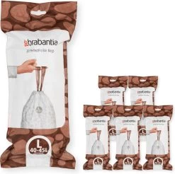 Brabantia PerfectFit Vuilniszakken - 40 - 45 L - Code L - 6 Rollen X 20 Stuks