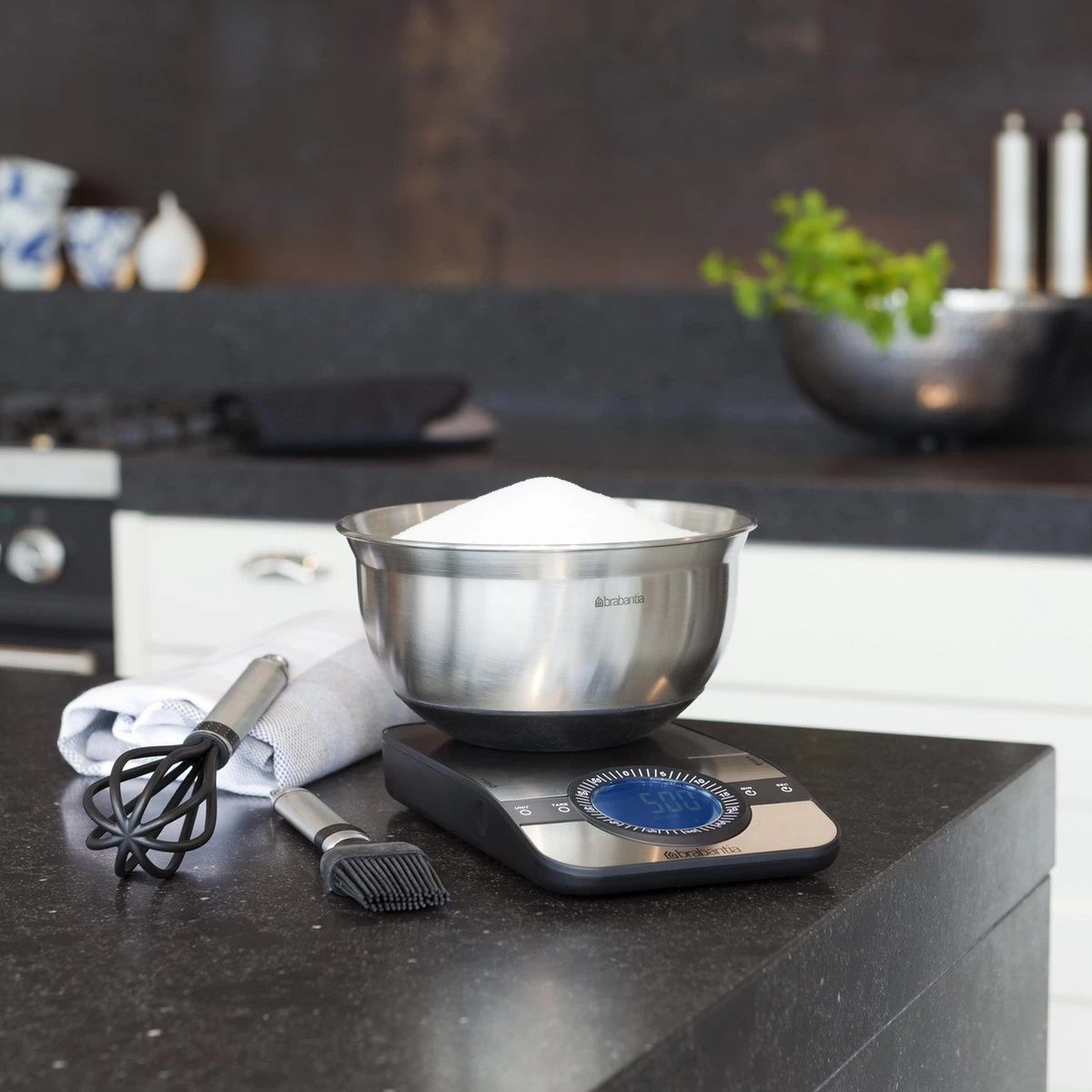 Brabantia Profile Keukenweegschaal - Rechthoekig - Met Kookwekker - RVS - Afbeelding 9