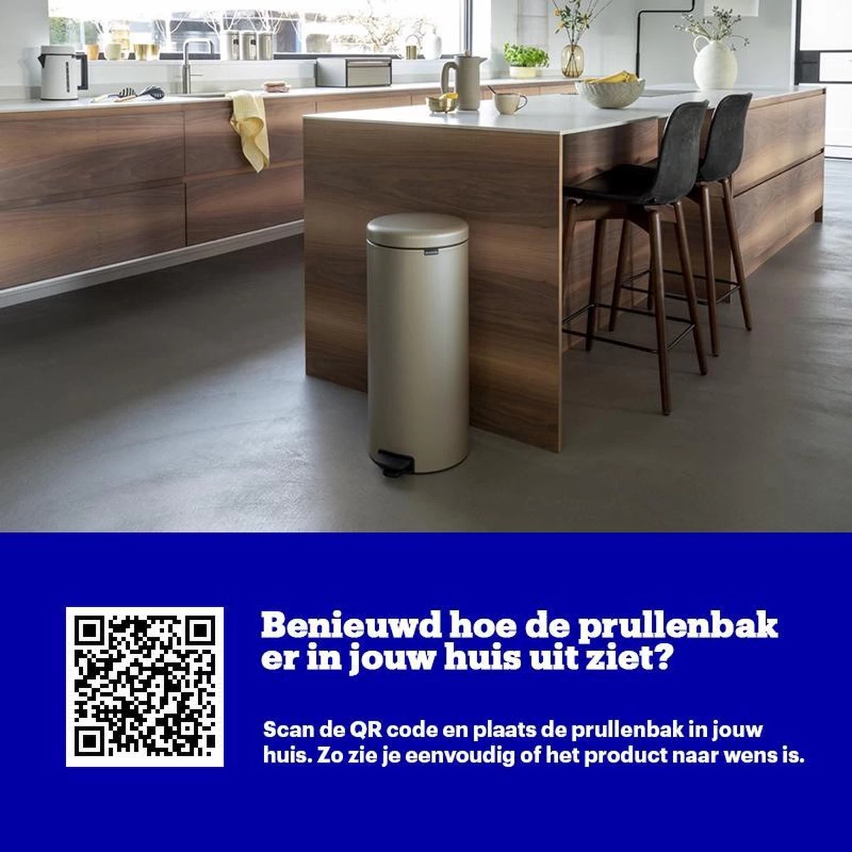 Brabantia NewIcon Prullenbak - 30 L - Metallic Gold - Afbeelding 13