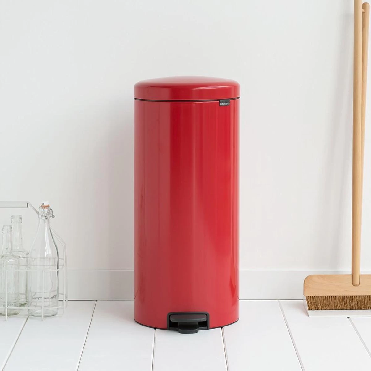 Brabantia NewIcon Prullenbak - 30 L - Passion Red - Afbeelding 8