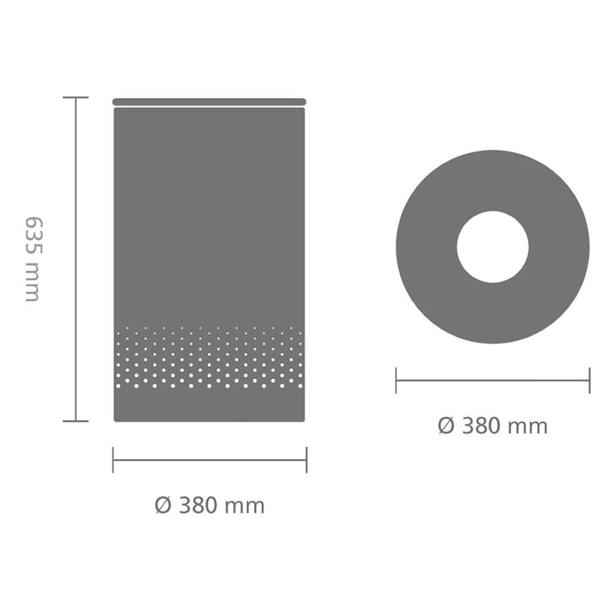 Brabantia Wasmand - 60 L - Matt Steel Met Kunststof Deksel - Afbeelding 9