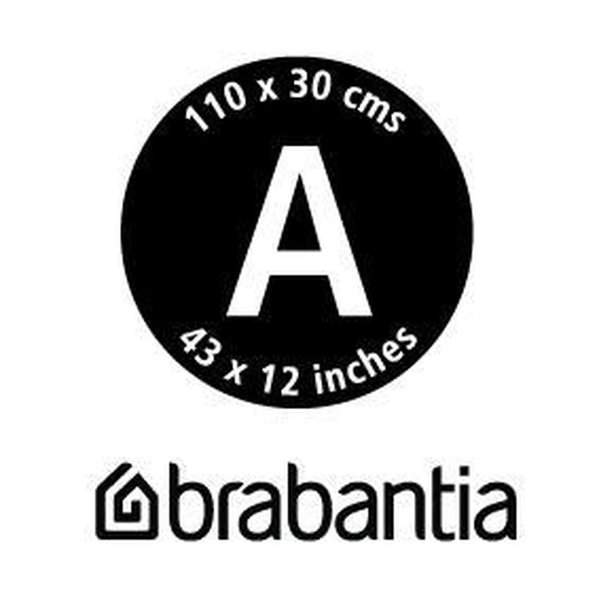 Brabantia Strijkplankhoes A - 110 X 30 Cm - Metallic - Alleen Toplaag - Afbeelding 2