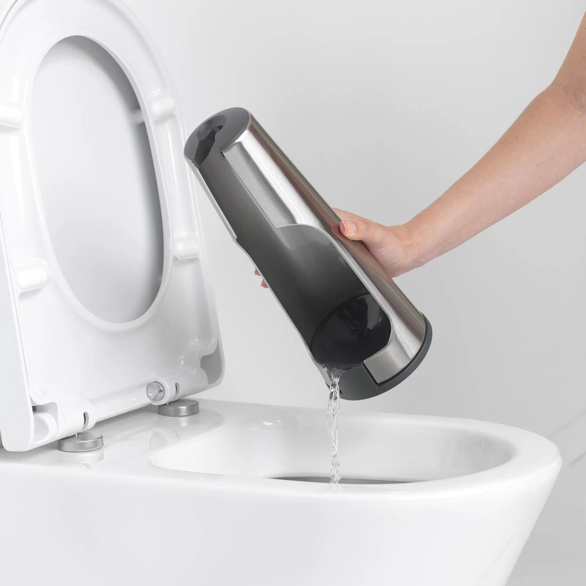 Brabantia ReNew WC Borstel - Met Houder - Matt Steel - Afbeelding 6