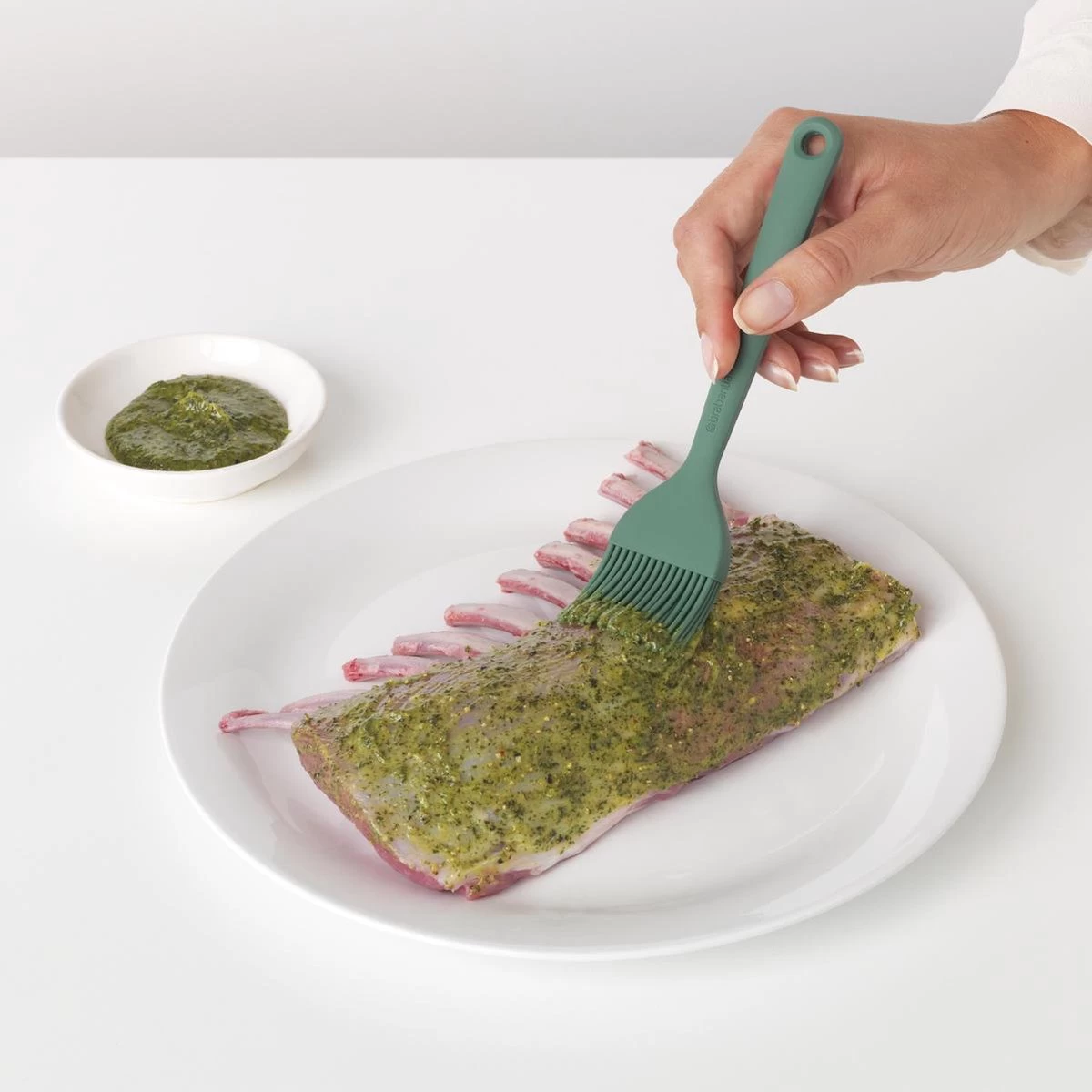Brabantia Tasty+ Bakborstel - Siliconen - Fir Green - Afbeelding 4