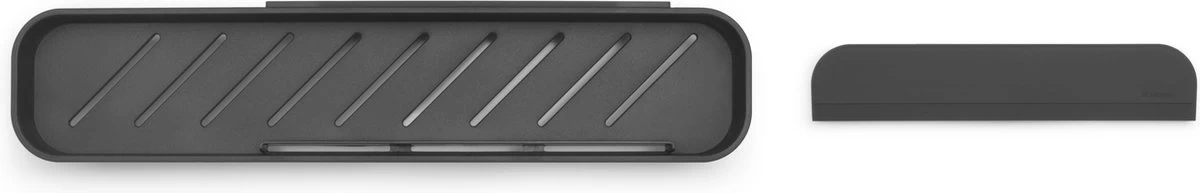 Brabantia MindSet Doucheplank Met Wisser - Mineral Infinite Grey - Afbeelding 4