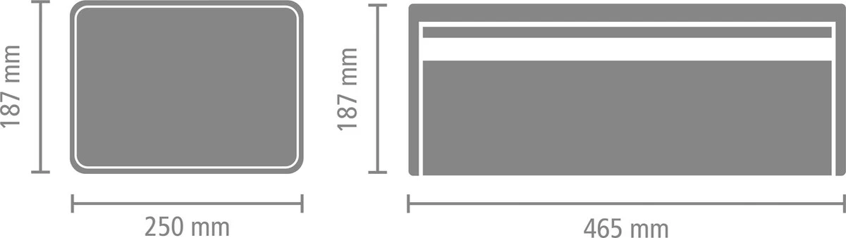 Brabantia Broodtrommel - Met Klepdeksel - Matt Steel Fingerprint Proof / Matt Black - Afbeelding 7