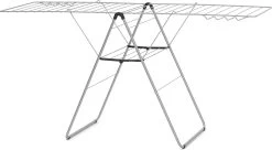 Brabantia HangOn Droogrek Inklapbaar - 25 Meter - Metallic Grey