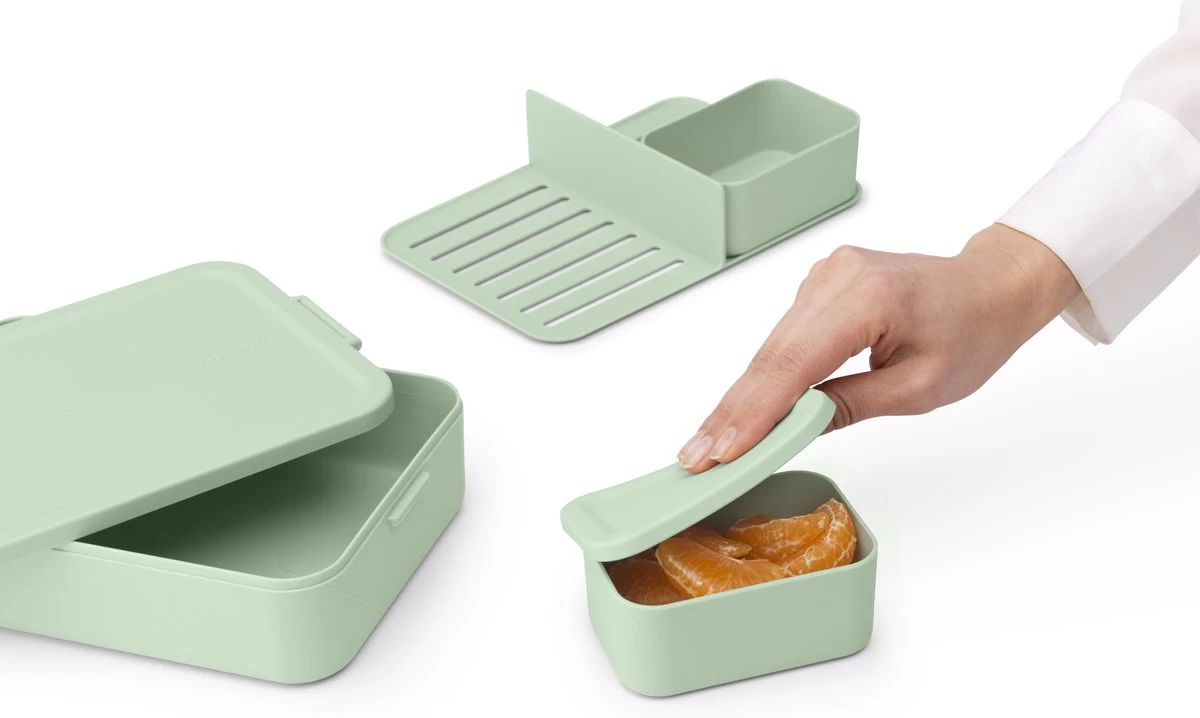 Brabantia Make & Take Bento Lunchbox Incl Bentobox- Large - Kunststof - Jade Green - Afbeelding 8