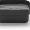 Brabantia SinkSide Afwasbak Vierkant - Met Afdruipschaal - Dark Grey