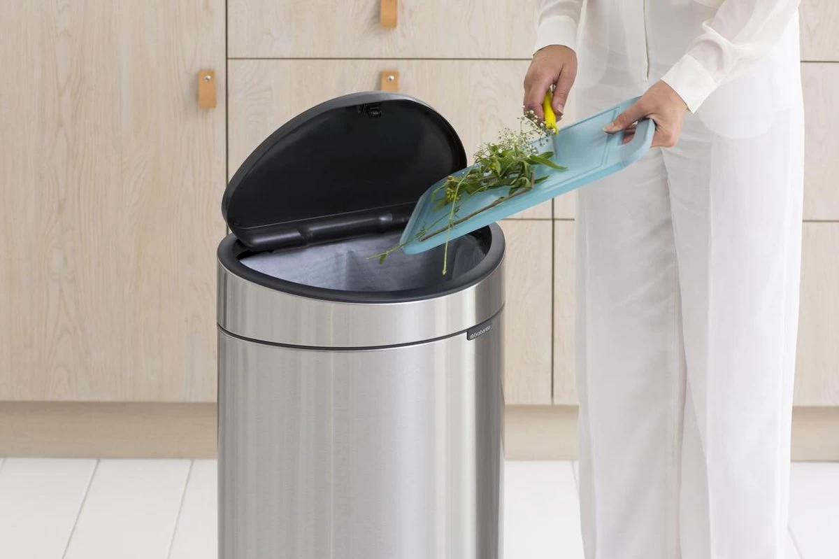 Brabantia Touch Bin Prullenbak - 40 L - Matt Steel Fingerprint Proof - Afbeelding 5
