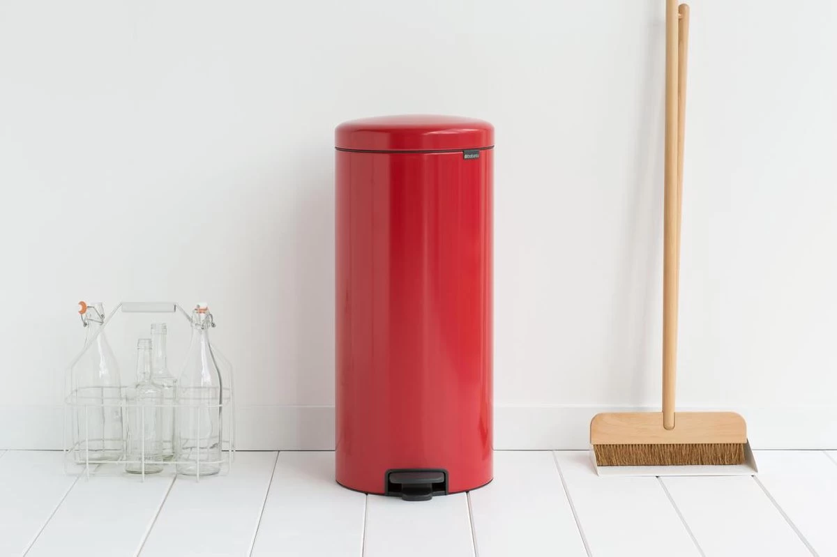 Brabantia NewIcon Prullenbak - 30 L - Passion Red - Afbeelding 4