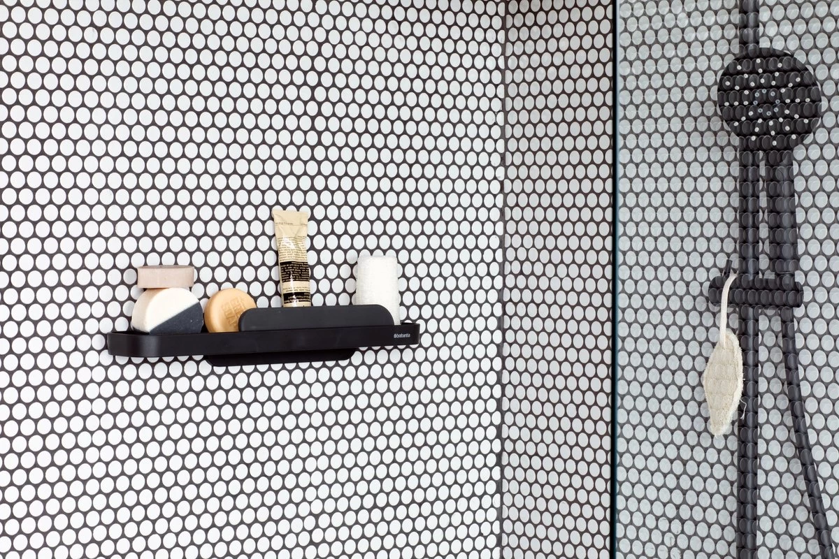 Brabantia MindSet Doucheplank Met Wisser - Mineral Infinite Grey - Afbeelding 7