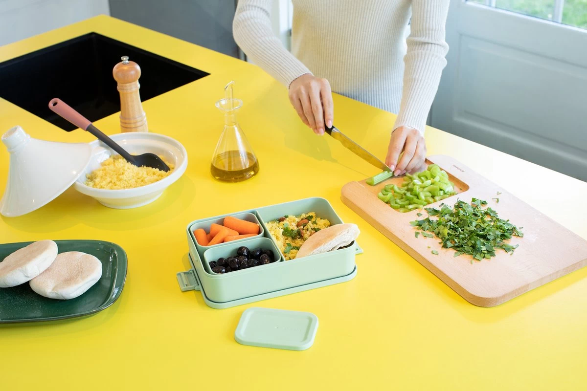 Brabantia Make & Take Bento Lunchbox Incl Bentobox- Large - Kunststof - Jade Green - Afbeelding 14