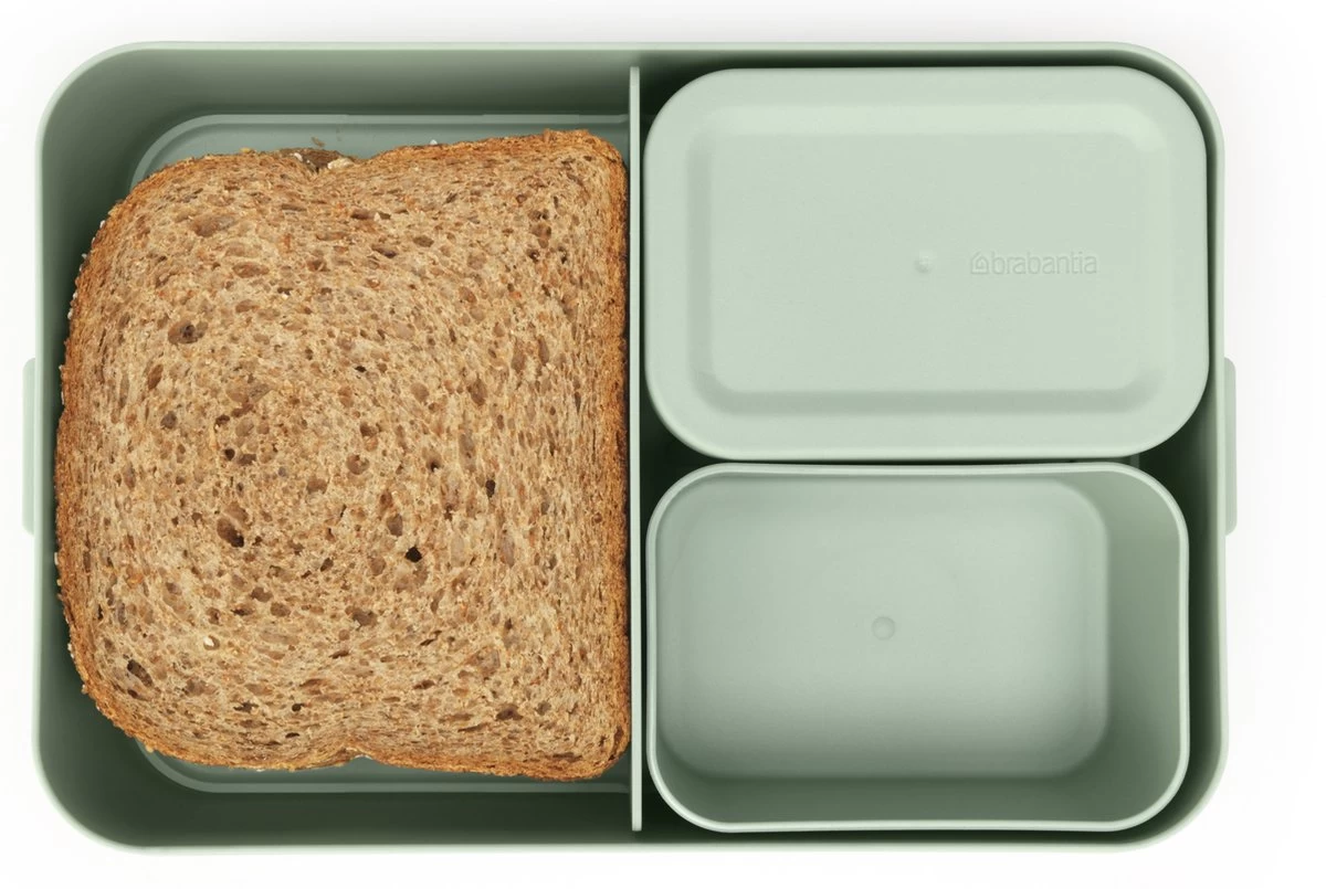 Brabantia Make & Take Bento Lunchbox Incl Bentobox- Large - Kunststof - Jade Green - Afbeelding 4