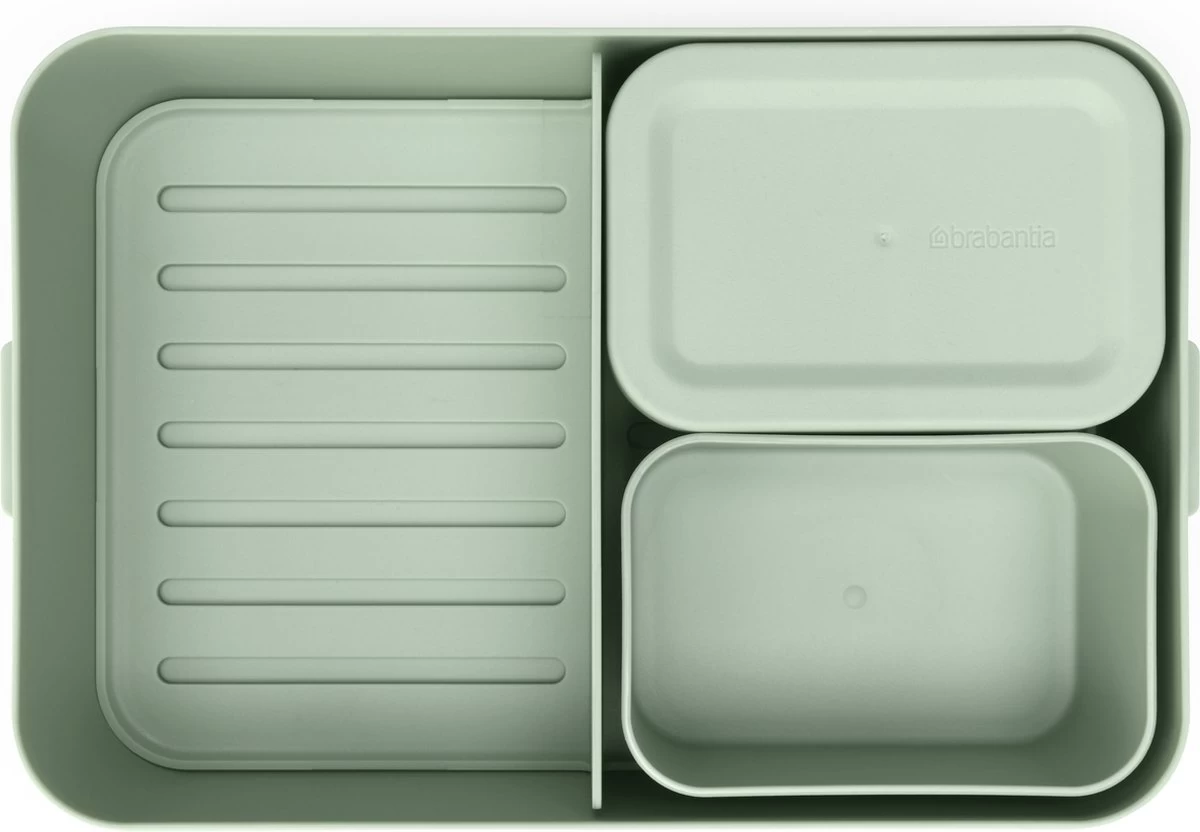 Brabantia Make & Take Bento Lunchbox Incl Bentobox- Large - Kunststof - Jade Green - Afbeelding 3