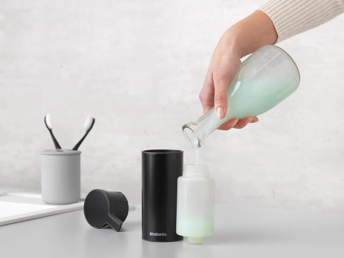 Brabantia Zeepdispenser - 200 Ml - Matt Black - Afbeelding 4