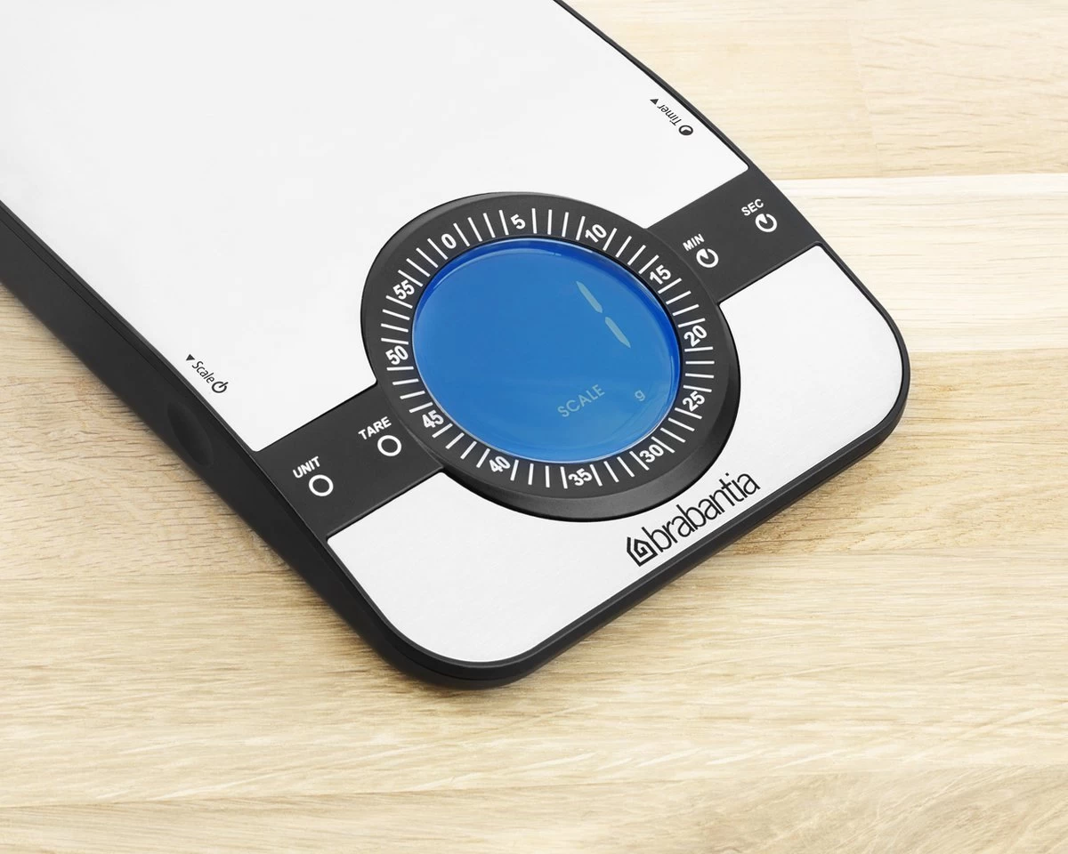 Brabantia Profile Keukenweegschaal - Rechthoekig - Met Kookwekker - RVS - Afbeelding 16