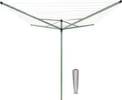Brabantia Topspinner Droogmolen Met Grondanker - 50 M - Leaf Green