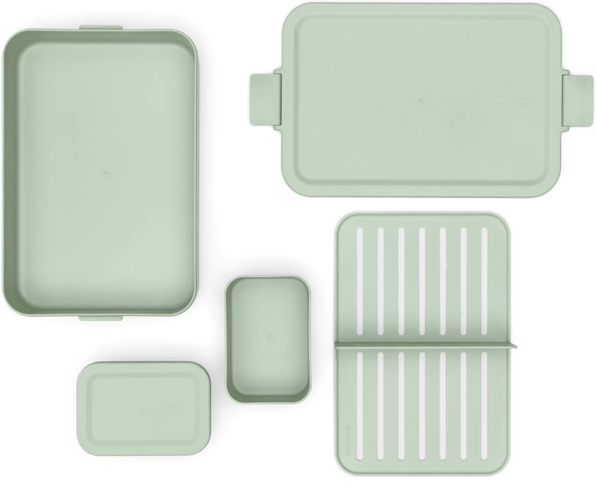 Brabantia Make & Take Bento Lunchbox Incl Bentobox- Large - Kunststof - Jade Green - Afbeelding 7
