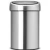 Brabantia Touch Bin 3 Liter Matt Steel Fingerprint Proof