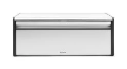 Brabantia Broodtrommel Met Klepdeksel Matt Steel Fingerprint Proof / Matt Black Zijkanten