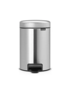 Brabantia Pedaalemmer Newlcon 3 Liter Matt Steel Fingerprint Proof