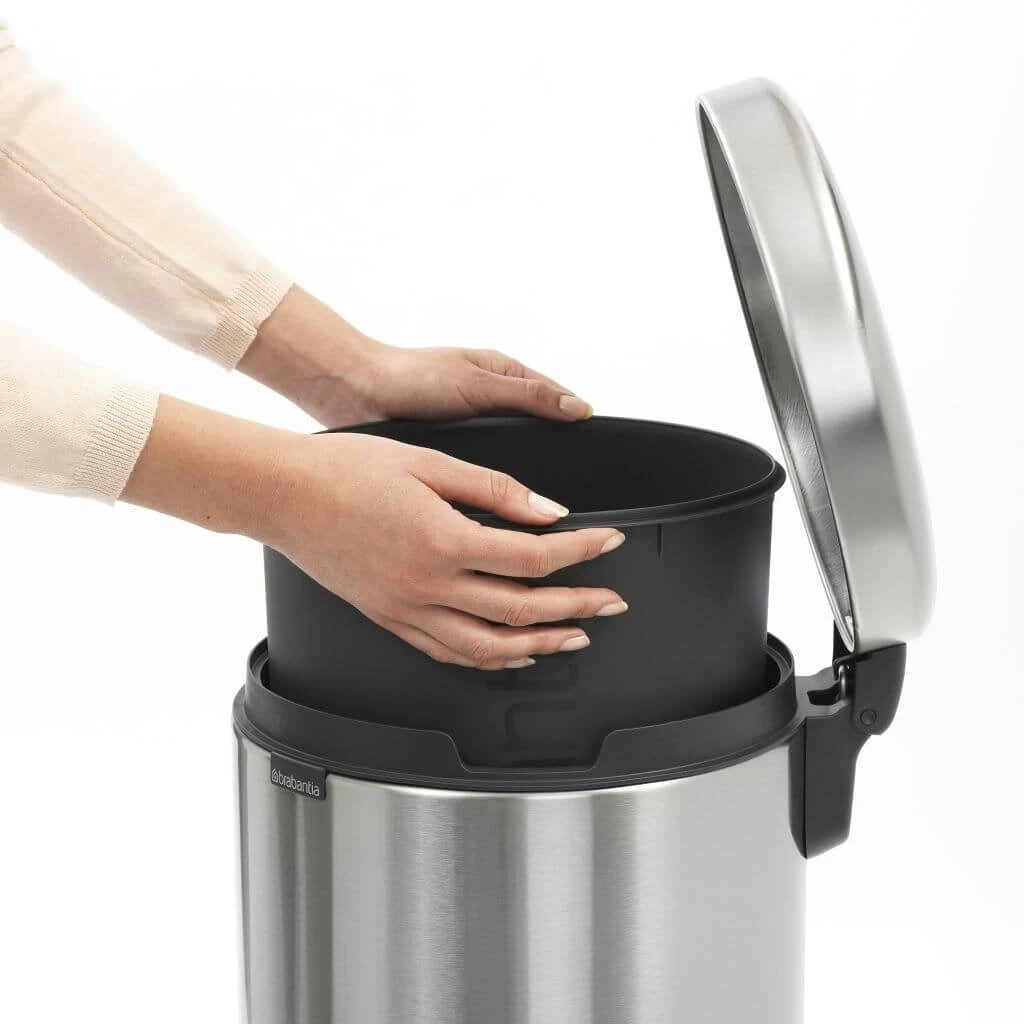 Brabantia Pedaalemmer Newlcon 30 Liter Matt Steel Fingerprint Proof FPP - Afbeelding 3