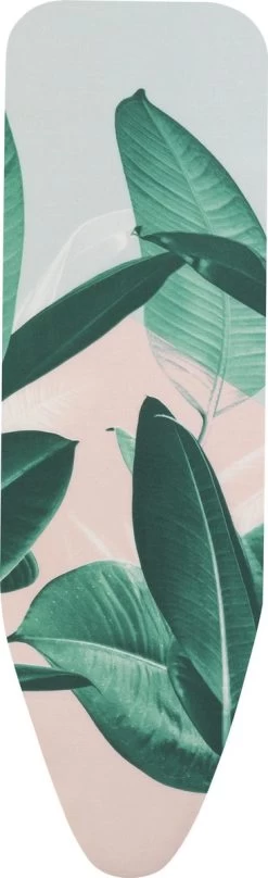 Brabantia Strijkplankhoes B - 124 X 38 Cm - Tropical Leaves - Complete Set