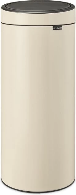 Brabantia Touch Bin Prullenbak - 30 L - Soft Beige