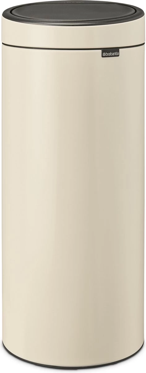 Brabantia Touch Bin Prullenbak - 30 L - Soft Beige