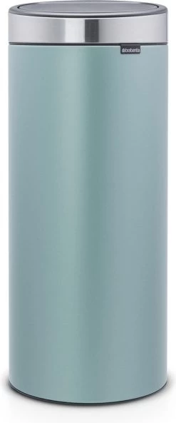 Brabantia Touch Bin Prullenbak - 30 L - Metallic Mint / Matt Steel Fingerprint Proof Deksel
