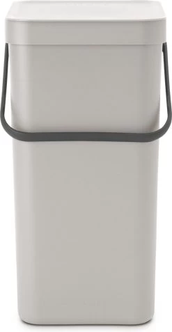 Brabantia Sort & Go Prullenbak - 16 L - Mid Grey