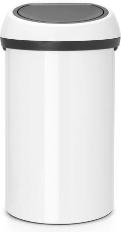 Brabantia Touch Bin Prullenbak - 60 L - White