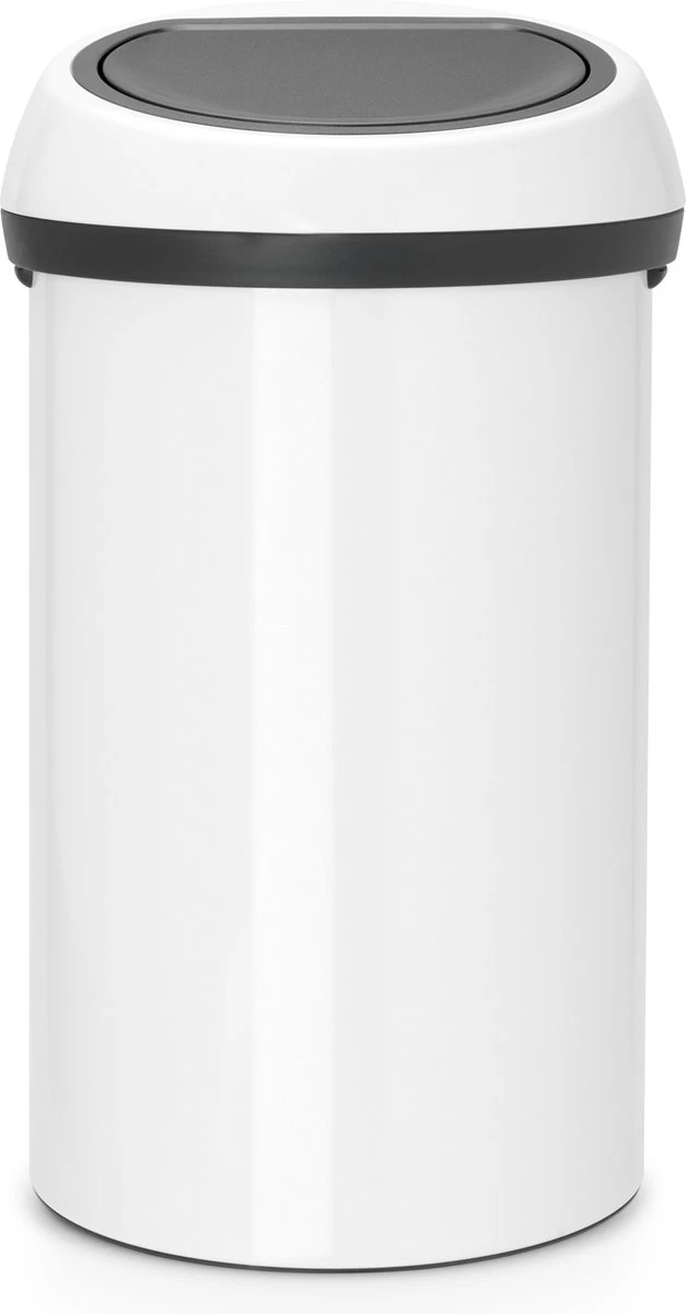 Brabantia Touch Bin Prullenbak - 60 L - White