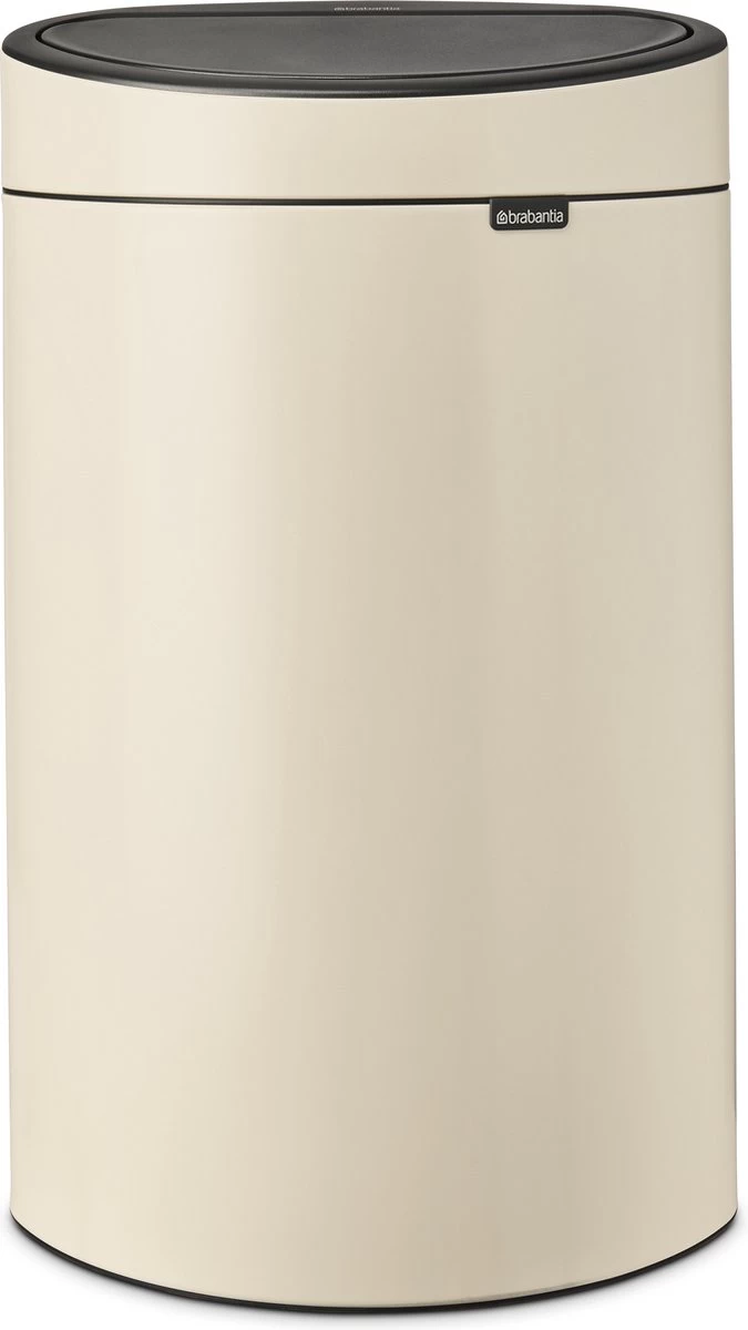 Brabantia Touch Bin Prullenbak - 40 L - Soft Beige
