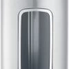 Brabantia Voorraadbus - 1,4 L - Matt Steel Fingerprint Proof / Matt Black Deksel - Met Venster