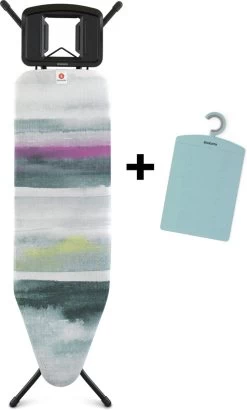 Brabantia Strijkplank B - Met Strijkerhouder - 124x38 Cm - Morning Breeze