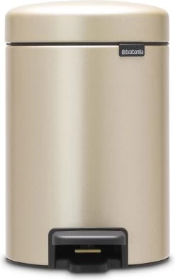 Brabantia NewIcon Prullenbak - 3 L - Metallic Gold
