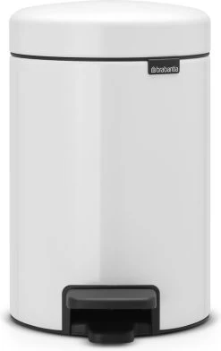 Brabantia NewIcon Prullenbak - 3 L - White