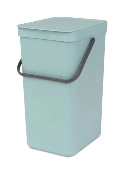 Brabantia Sort & Go Afvalemmer 16 Liter Mint OP=OP