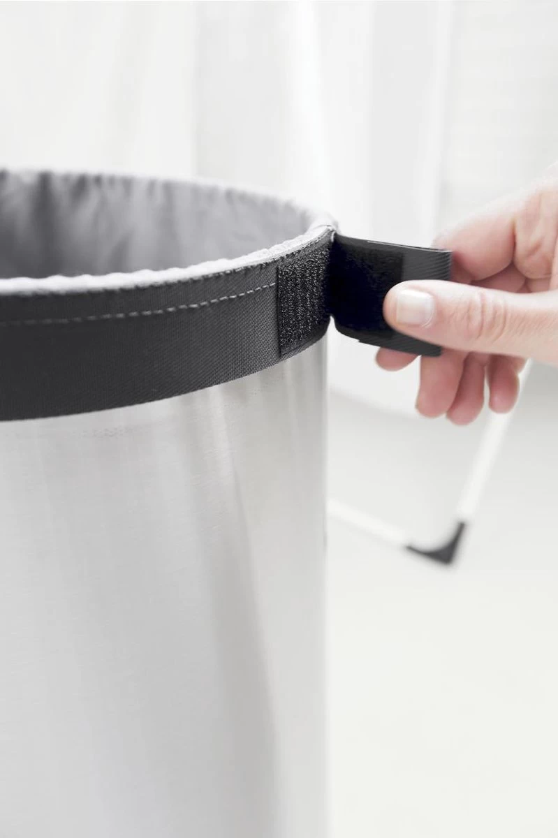 Brabantia Wasmand - 60 L - Matt Steel Met Kunststof Deksel - Afbeelding 8