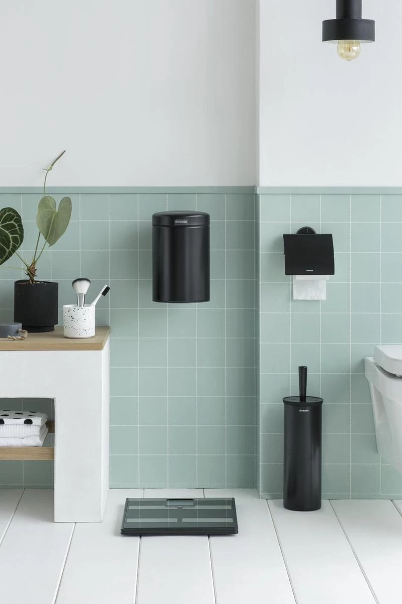 Brabantia WC Borstel - Met Houder - Matt Black - Afbeelding 3